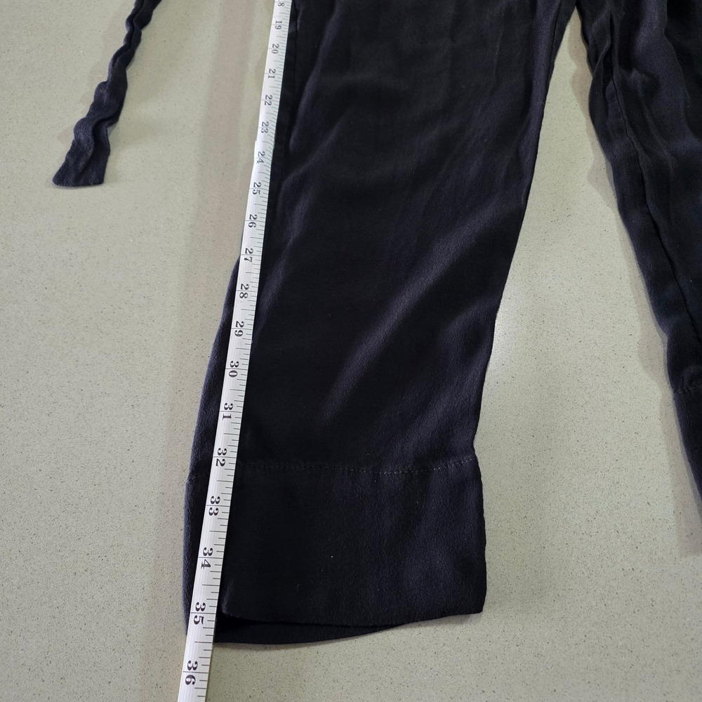 Cartonnier Anthropologie Black Paperbag Waist Jogger Pants Size M - Picture 3 of 9